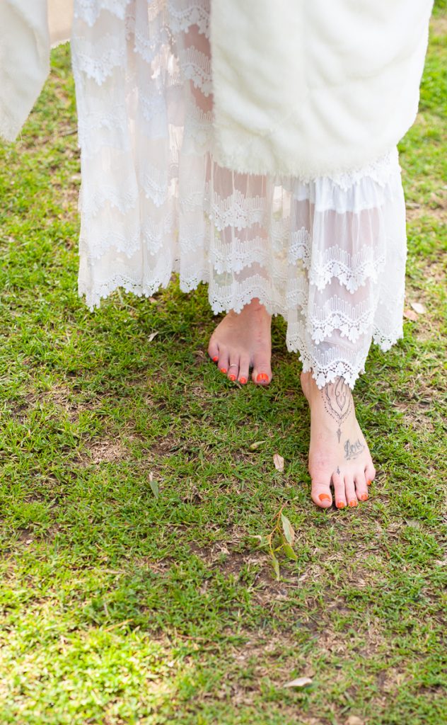 barefoot walking grounding in nature
